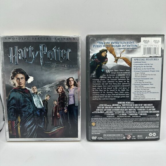 Harry Potter And The Goblet Of Fire 2005 2 Disc Special Edition DVD Warner Bros - Picture 5 of 7